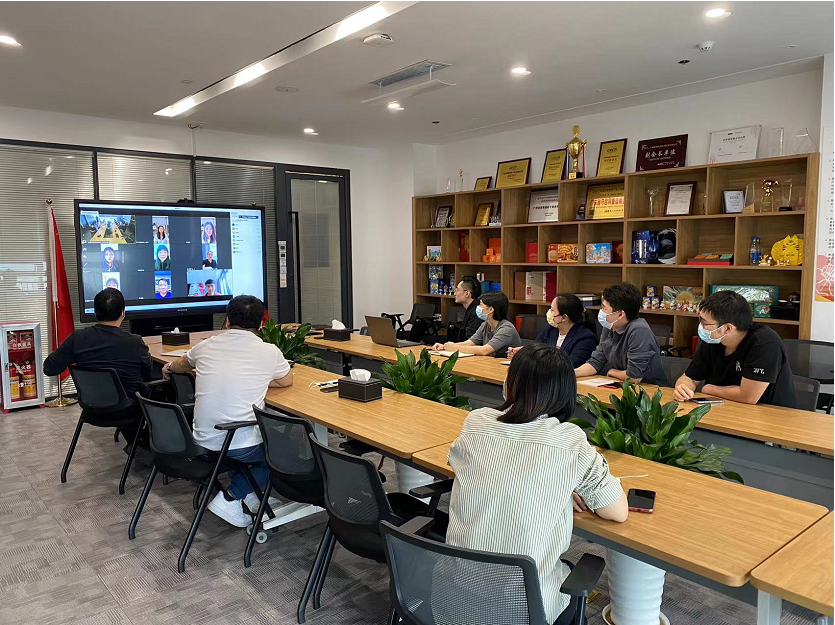 慰问暖人心 关爱正行动--电商公司召开疫情防控一线人员慰问视频会议