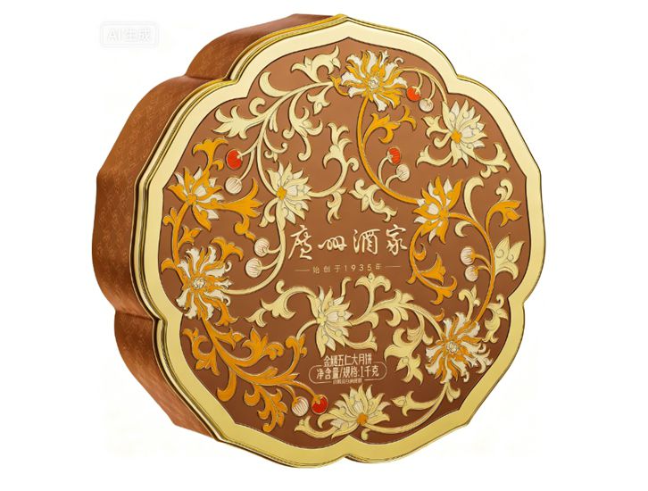 金腿五仁大月饼礼盒